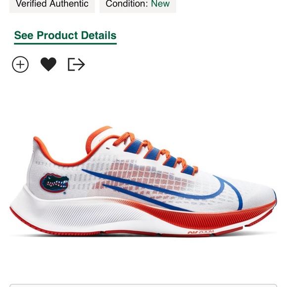 Nike Other - Nike air zoom Pegasus 37 GATORS UF mens 10